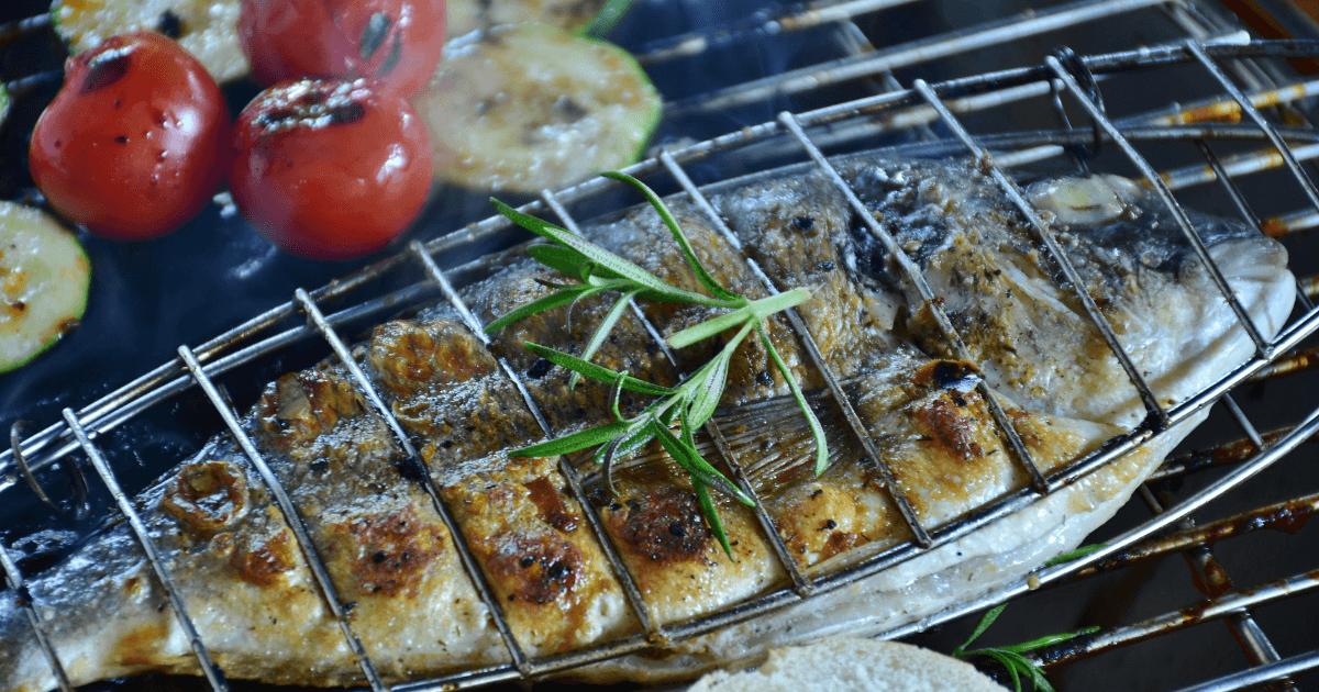 Variety of breakfast dishes featuring fish, including smoked salmon on toast and fish fillet with eggs.